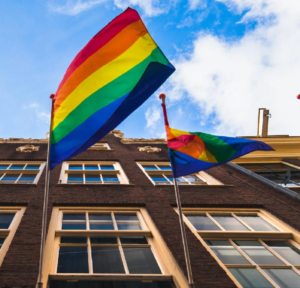 Rainbow flags fly across the Netherlands to mark International Coming Out Day